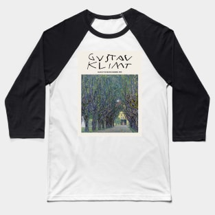 Gustav Klimt Allee At Schloss Kammer 1910 Exhibition Design Baseball T-Shirt